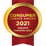 Consumer Choice Award 2021 Greater Toronto Area