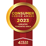 Consumer Choice Award Toronto 2023 - 4 Year Winner