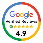 Google Verified Reviews 4.9